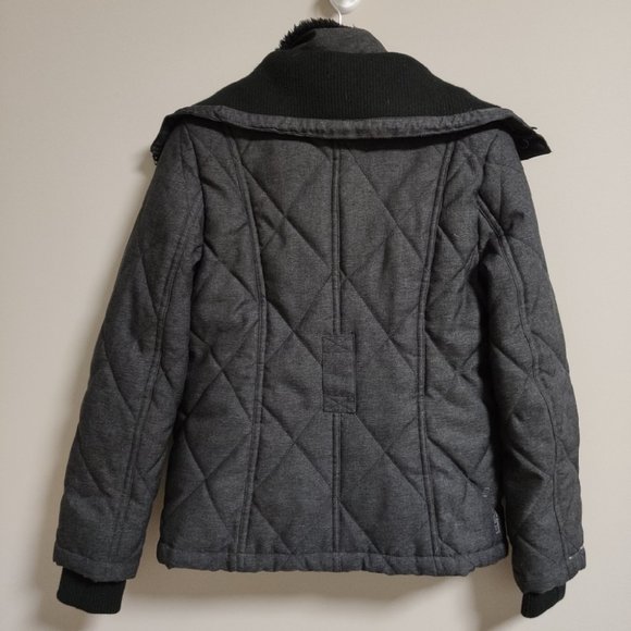 Point Zero Dark Grey Winter Jacket Size Small - Picture 3 of 4